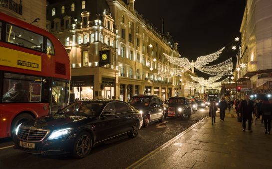 Christmas lights in London