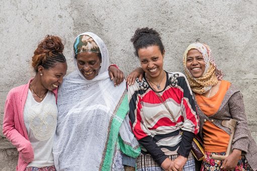 4 Ethiopian women smiling