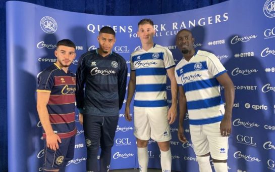 QPR players showcase new kit