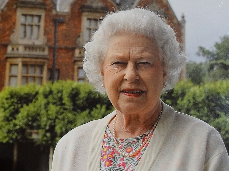 The Queen at Sandringham