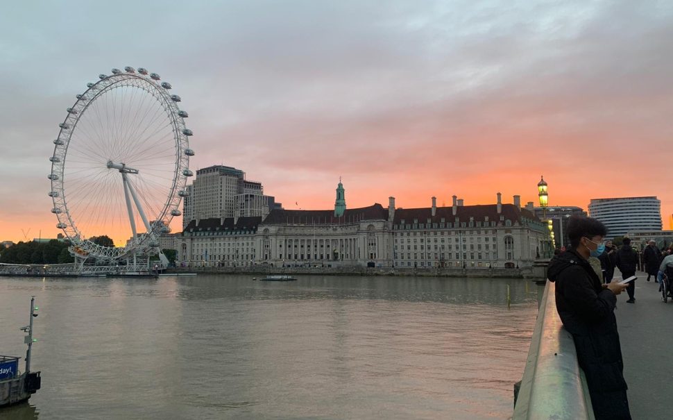 London sunrise