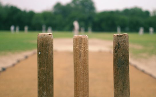 A set of cricket stumps