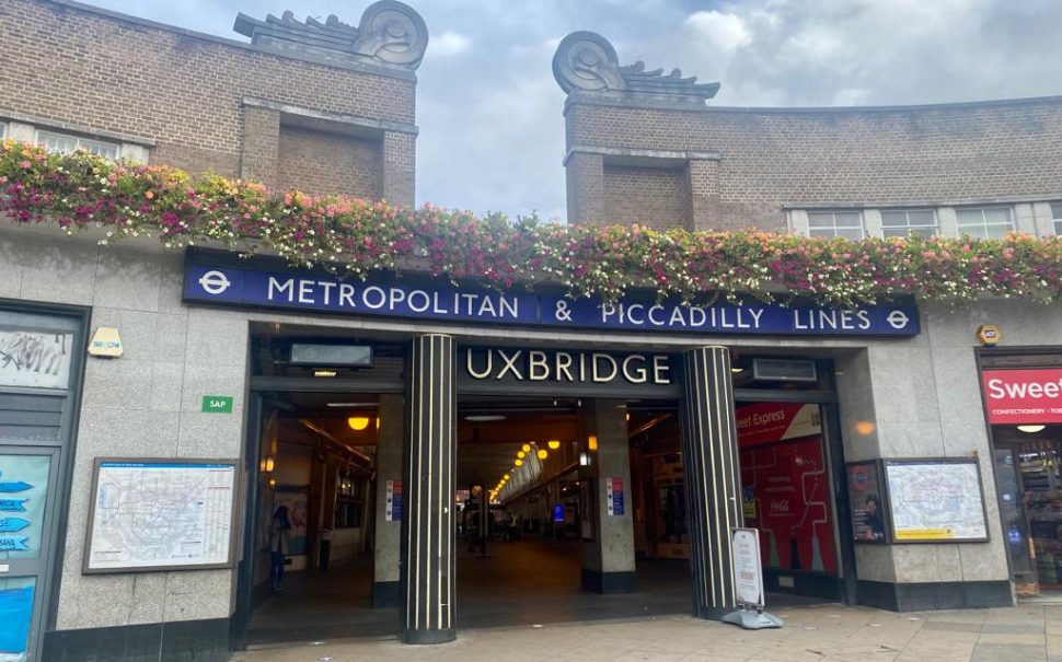 Entrance to Uxbridge station