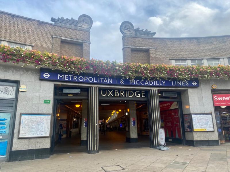 Entrance to Uxbridge station