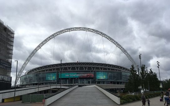 A shot of Wembley Stadium, host of the FA Cup Final