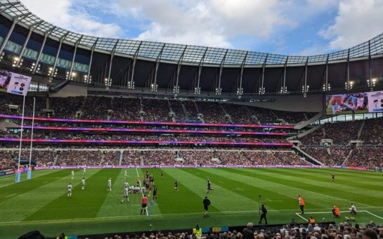 Saracens vs Harlequins at the Tottenham Hotspur stadium