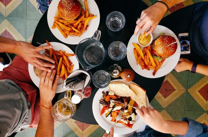 people eating meal