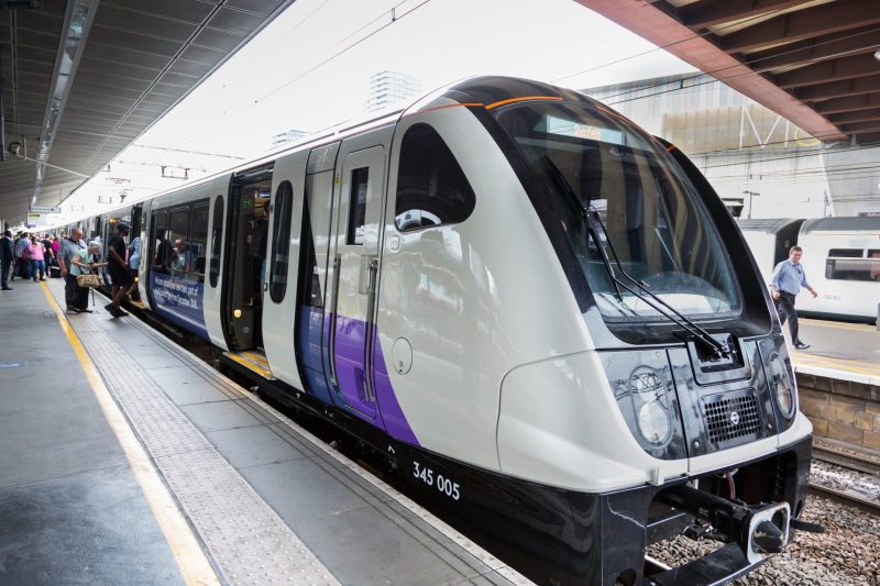 An Elizabeth line train