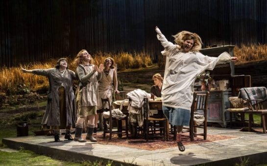 Siobhan-McSweeney-Blaithin-Mac-Gabhann-Louisa-Harland-Justine-Mitchell-Alison-Oliver-Dancing-at-Lughnasa-National-Theatre-Photo-Johan-Persson