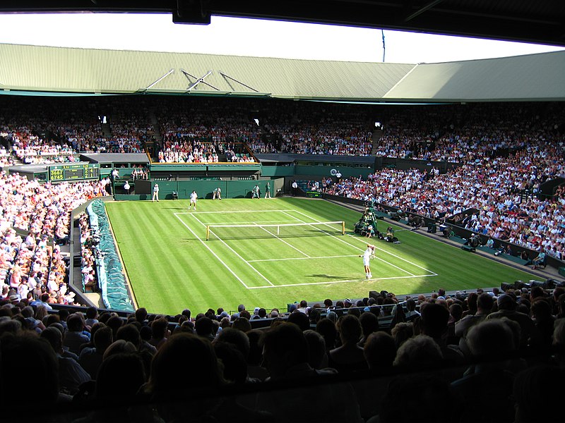 Centre court at Wimbledon