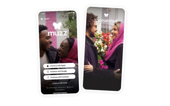 An screenshot of Muzz dating app