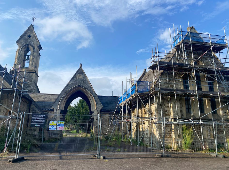 The chapels are overdue repair by the council