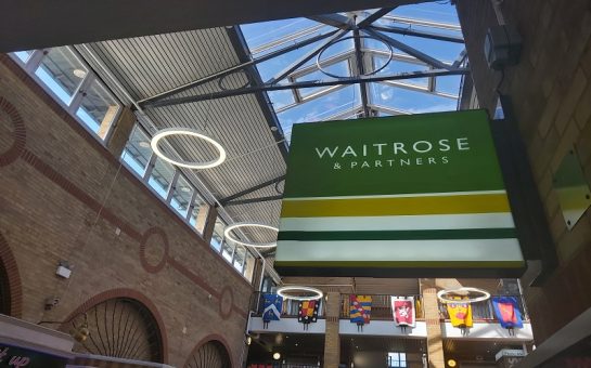 Photo of a waitrose sign