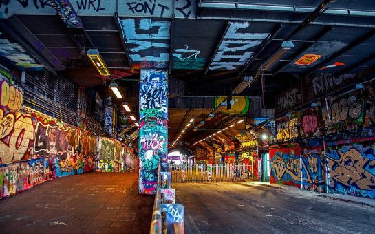 Leake Street graffiti tunnel