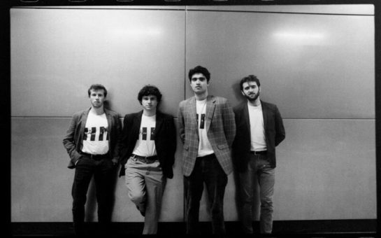Black and white image of the band GULZ.