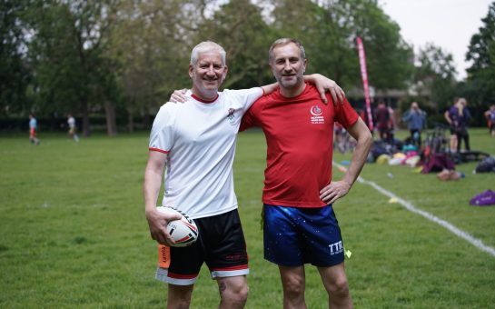 over-40s tag rugby players