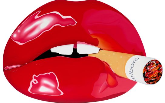 Sara Pope painting of lips