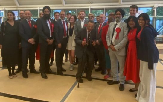 Hillingdon candidates celebrate