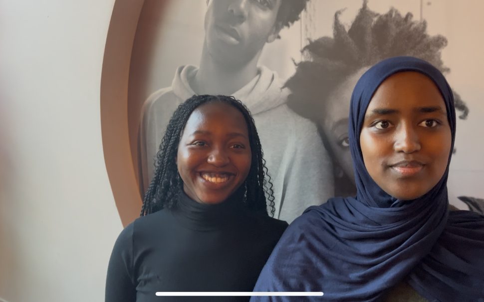 Sinead Geral (left) and Mannan Guled (Credit: Camay Davis Mcauley)