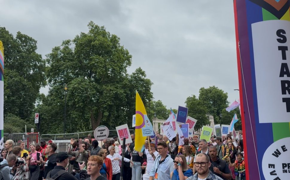 Beginning of Pride Festival March in London