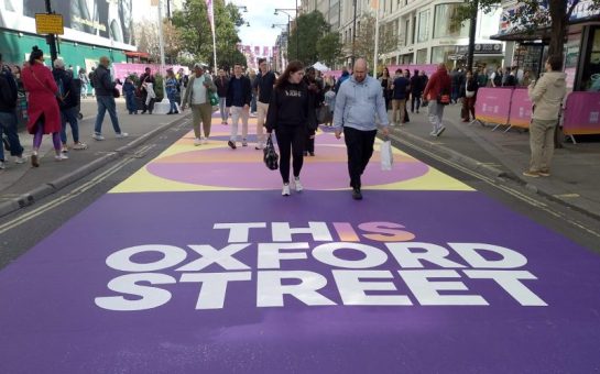 Oxford Street pedestrianised for the This is Oxford Street event.
