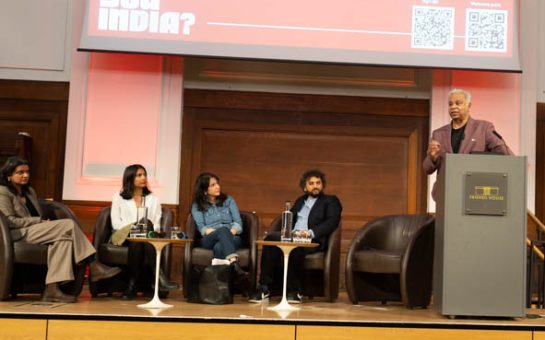 Picture of Sanghita Myska, Nish Kumar and other speakers at 'Are you India?' event in Euston, London
