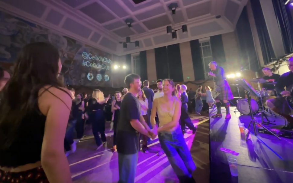 People dancing at the London Ceilidh Club (Credit: Gemma Hamilton)