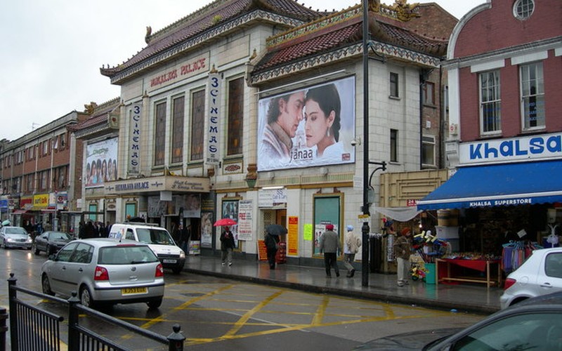 Himalaya Palace Cinema on South Road Southall in the London Borough of Ealing