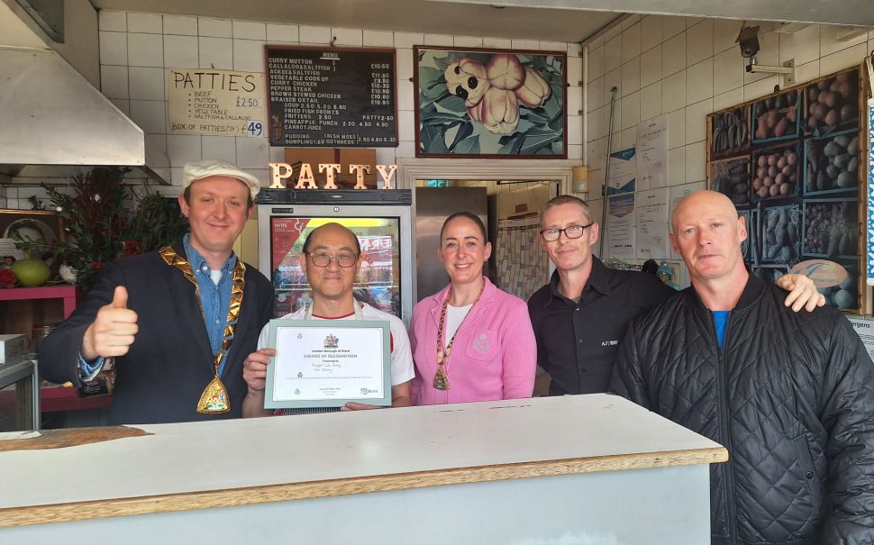 Mister Patty owners presented with Brent Mayor's Recognition Award