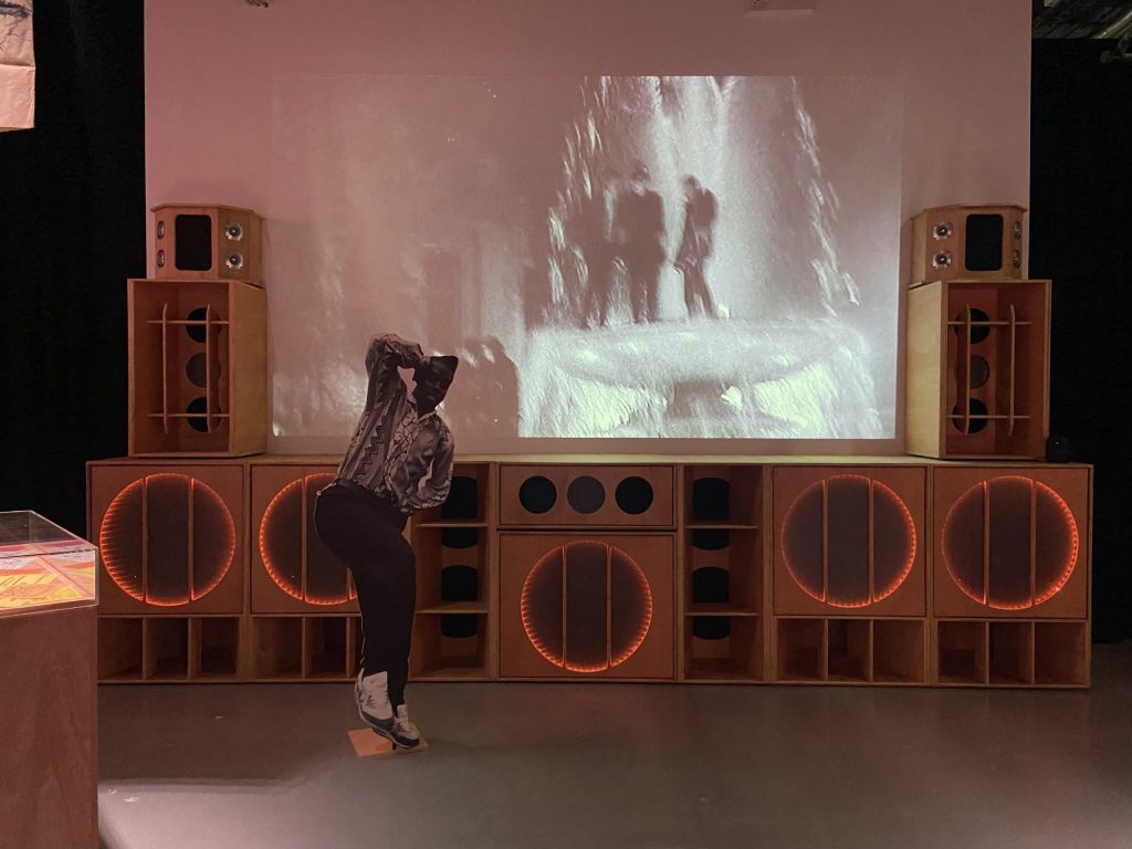 The museum's sound system created by Linett Kamala.
