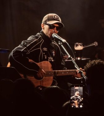 Italian singer Ultimo performing in London.